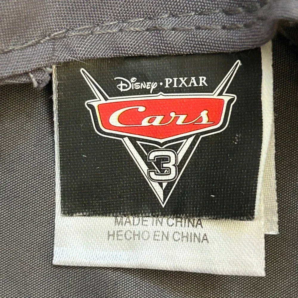 Disney Pixar Cars Bucket Hat Boys One Size Grey Teal Lightning McQueen Sun Hat